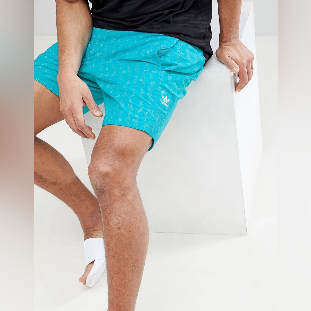 adidas Skateboarding Resort Shorts In Blue